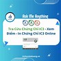 Lấy Chứng Chỉ Ic3 Online