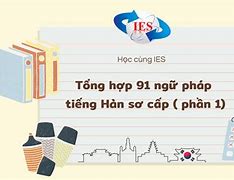 Sách Tổng Hợp Ngữ Pháp Tiếng Hàn Sơ Cấp